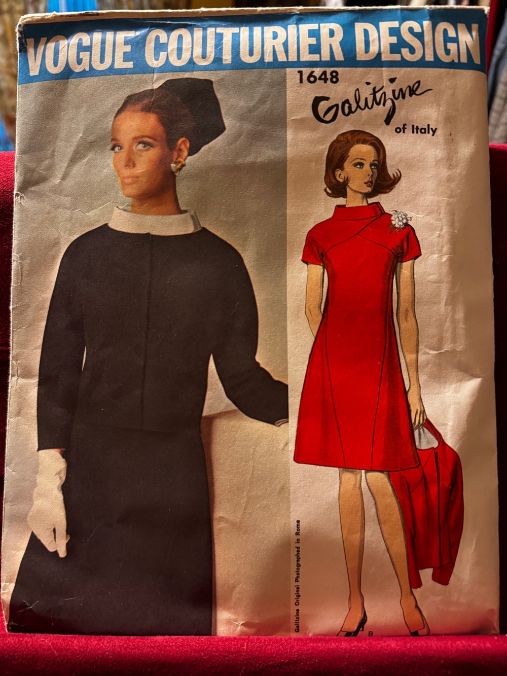 Vogue Couturier Galitzine Pattern 1648 Sz 10 Uncut  Dress Jacket Original Tag!